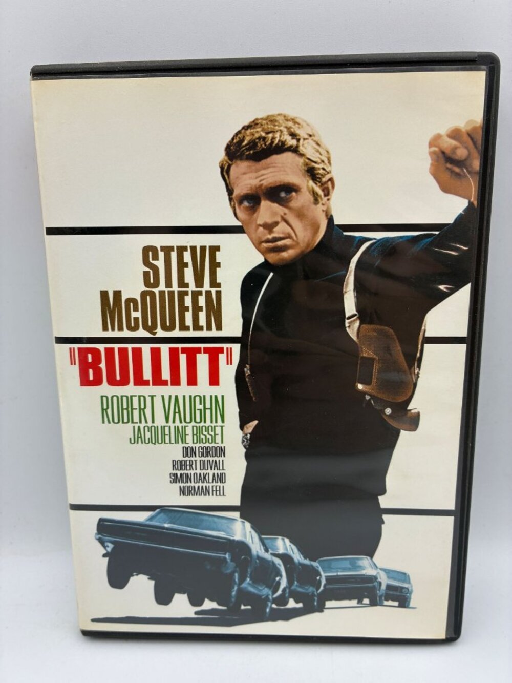Bullitt DVD 1968 PG Steve McQueen Robert Vaughn Warner Bros Widescreen Action